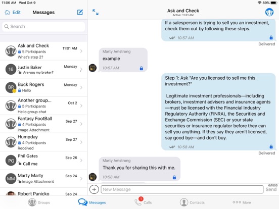 Скриншоты CellTrust SL2 for Microsoft iPad 