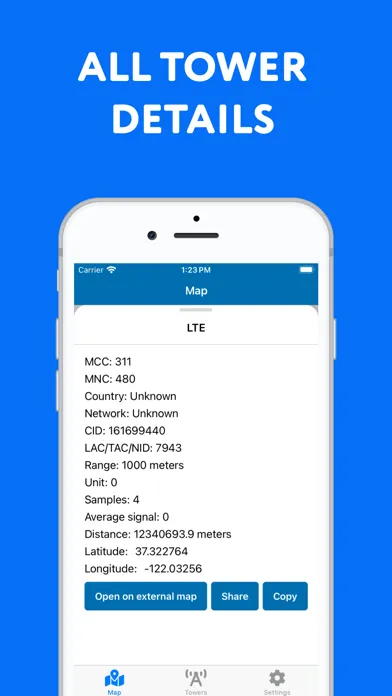 Screenshot di Cellular Tower - Signal Finder