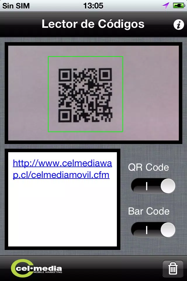 Lector QR Celmedia应用截图