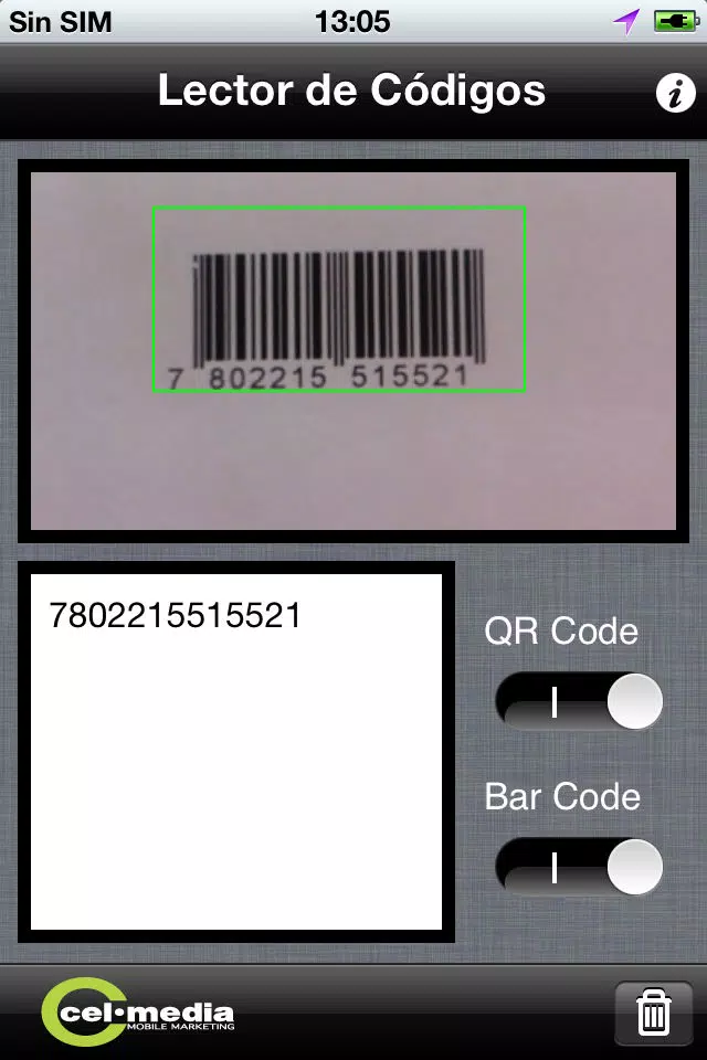 Lector QR Celmedia应用截图