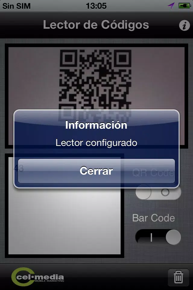 Lector QR Celmedia应用截图