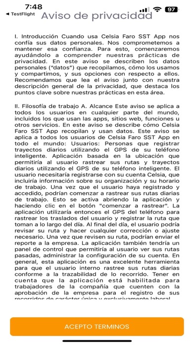 Screenshot di Celsia Faro