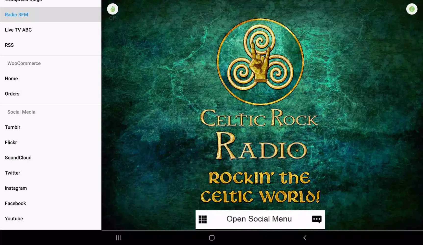 Celtic Rock Radio Screenshots