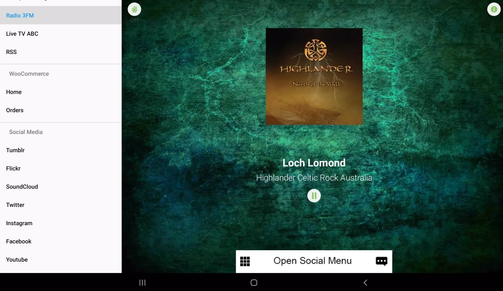 Celtic Rock Radio Screenshots