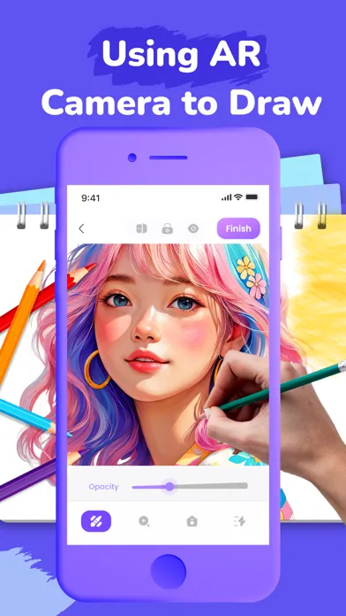 AR Drawing: Canvas, Tracar App应用截图