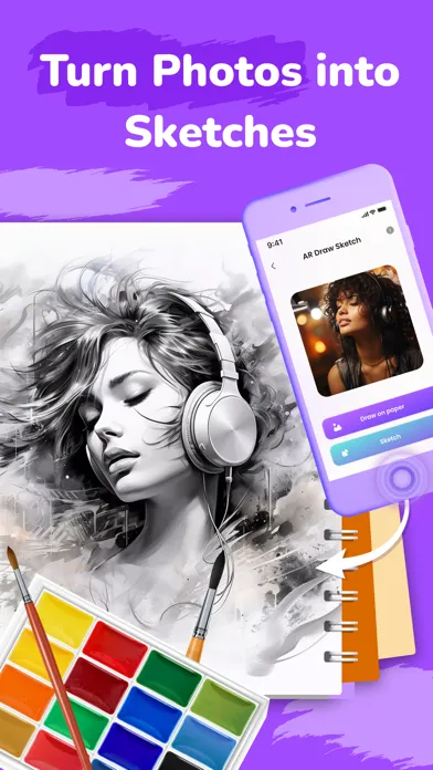 AR Drawing: Canvas, Tracar App应用截图