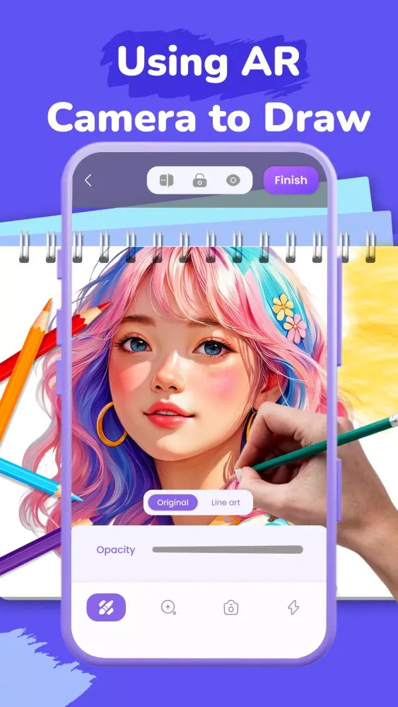 AR Drawing: Canvas, Tracar App Screenshots