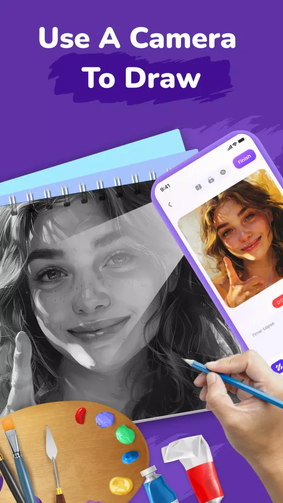 AR Drawing: Canvas, Tracar App Screenshots