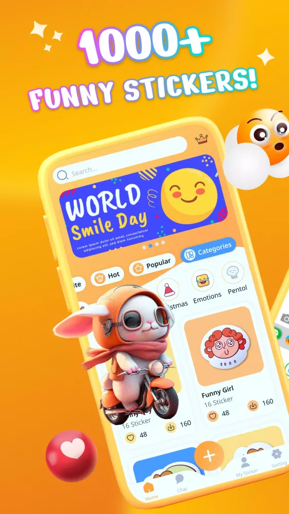 Emoji Maker - WaSticker Memes Screenshots