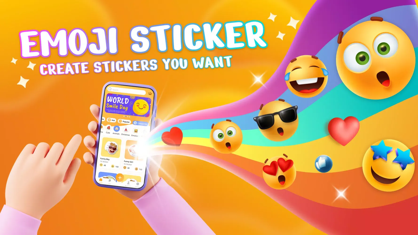 Emoji Maker - WaSticker Memes Screenshots