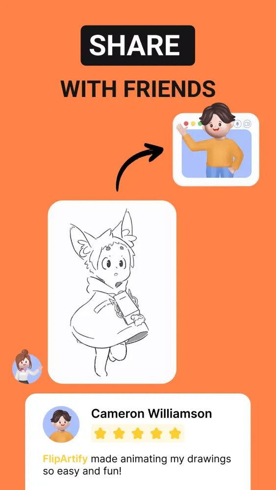 FlipArtify - 2D Draw Animation Screenshots