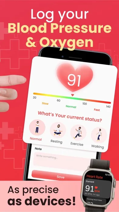 Zrzuty ekranu Heart Pulse - BPM Tracker App