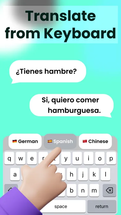 Zrzuty ekranu AI Keyboard Assistant Chat Bot
