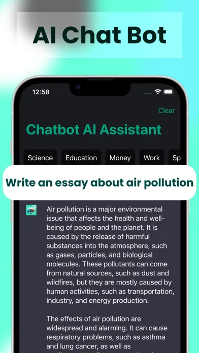 Zrzuty ekranu AI Keyboard Assistant Chat Bot