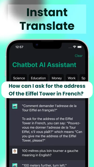 Zrzuty ekranu AI Keyboard Assistant Chat Bot