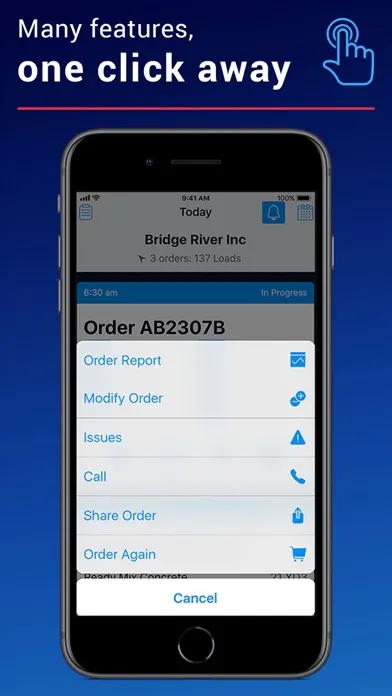 Capturas de tela do CEMEX Go - Track