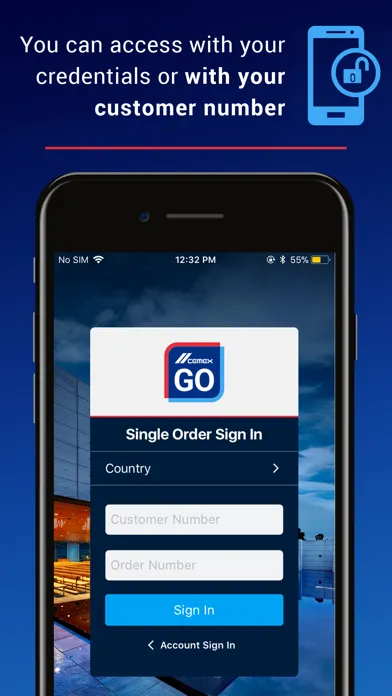 Capturas de tela do CEMEX Go - Track