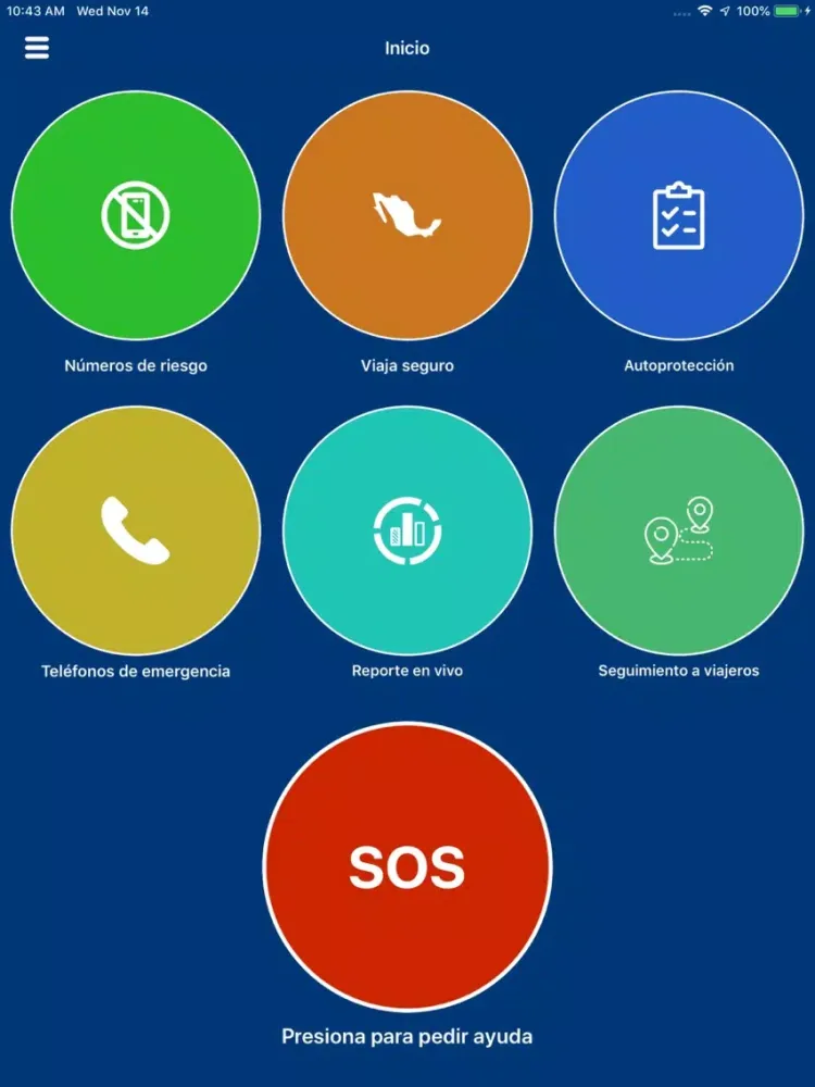 Seguridad Patrimonial iPad  Screenshots