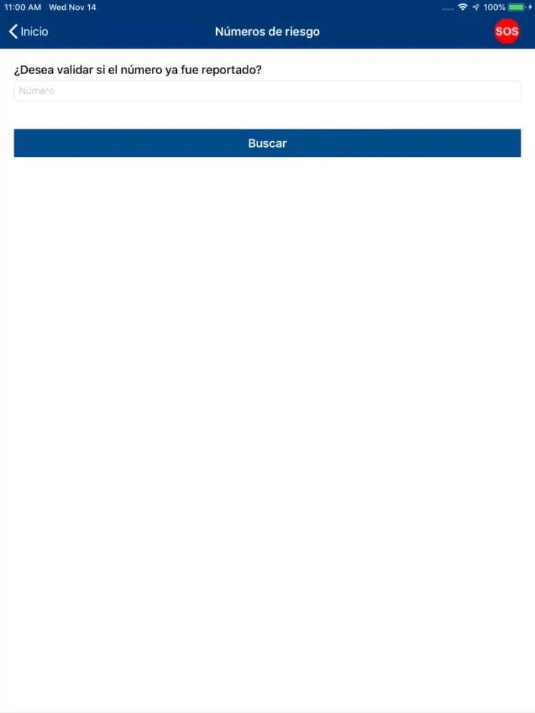 Seguridad Patrimonial iPad  Screenshots