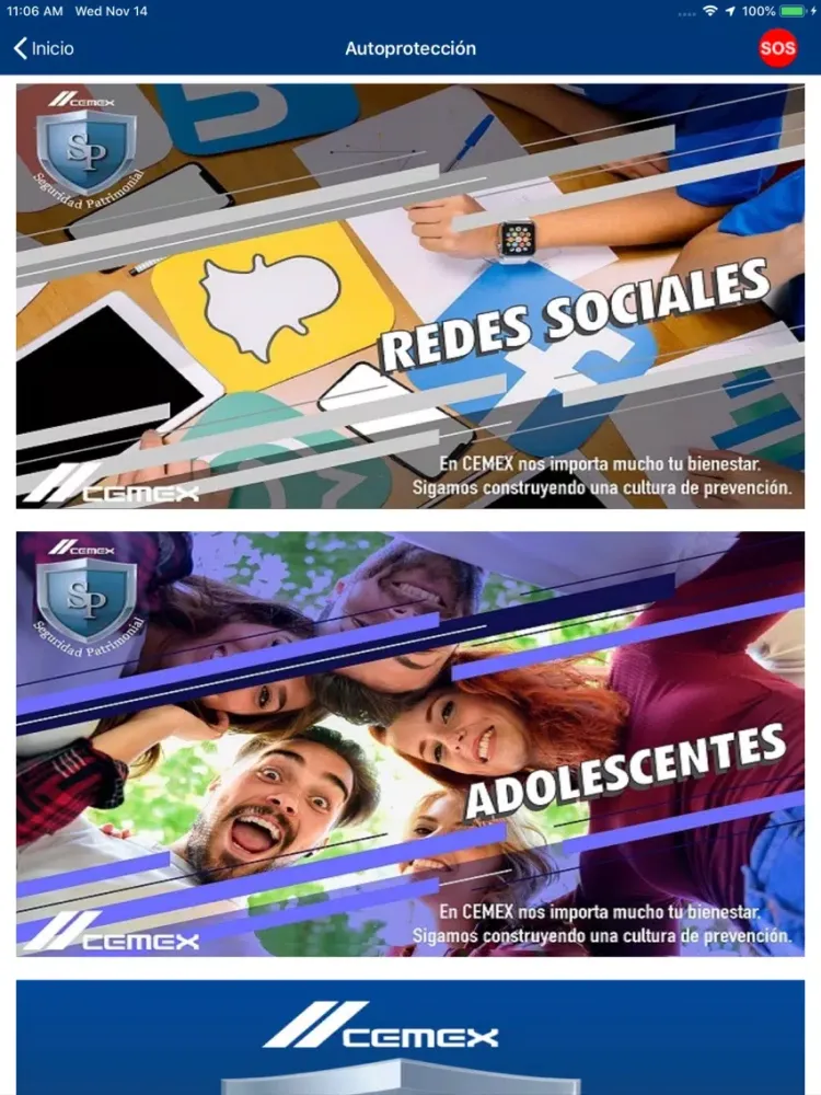 Seguridad Patrimonial iPad  Screenshots