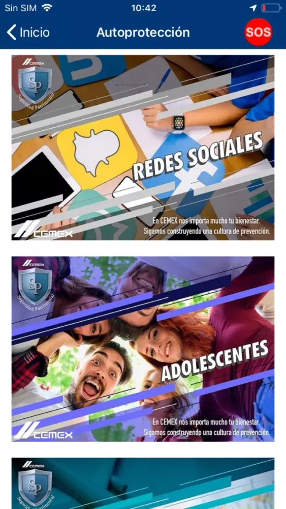 Seguridad Patrimonial Screenshots