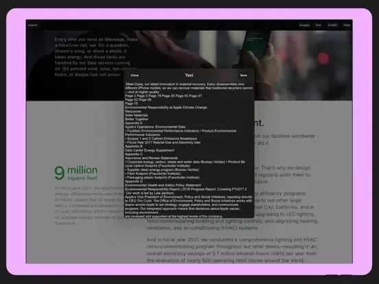 PDF Extractor iPad 应用截图