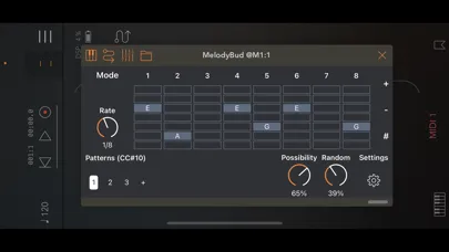 MelodyBud Generative Sequencer স্ক্রিনশট