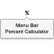 Menu Bar Percent Calculator