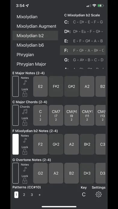 Zrzuty ekranu ScaleBud 2 AUv3 MIDI Keyboard