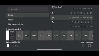 Zrzuty ekranu ScaleBud 2 AUv3 MIDI Keyboard