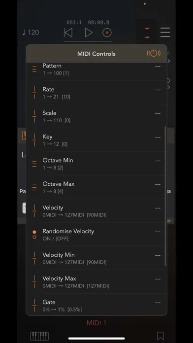 Capturas de pantalla de Textquencer Sequencer & Synth