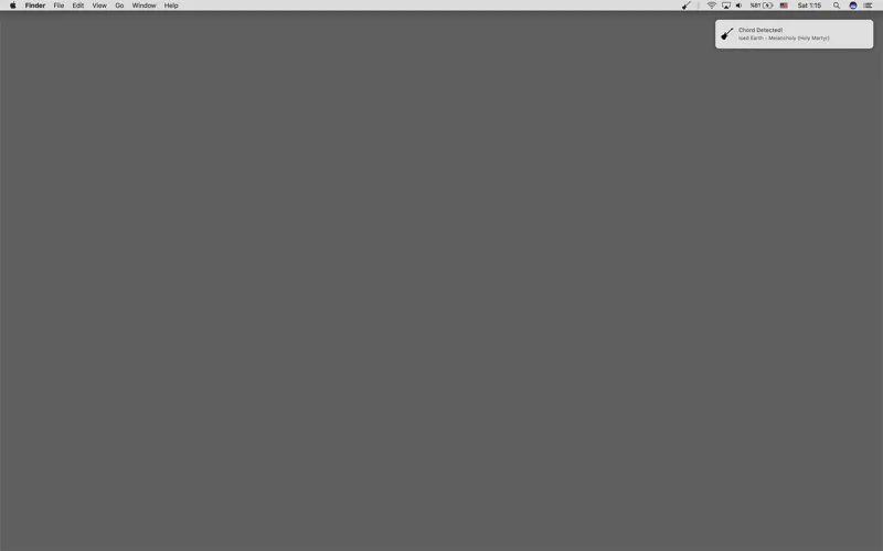 Screenshot di Chord Detector