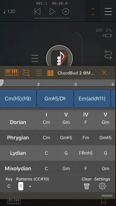 ChordBud 2 AUv3 MIDI Sequencer Screenshots