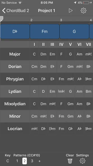 ChordBud 2 AUv3 MIDI Sequencer Screenshots