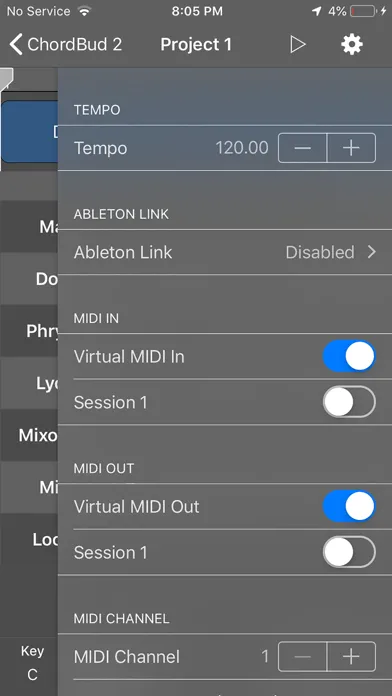 ChordBud 2 AUv3 MIDI Sequencer Screenshots