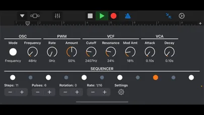 Captures d'écran de Euclid Goes to Party AUv3 Bass