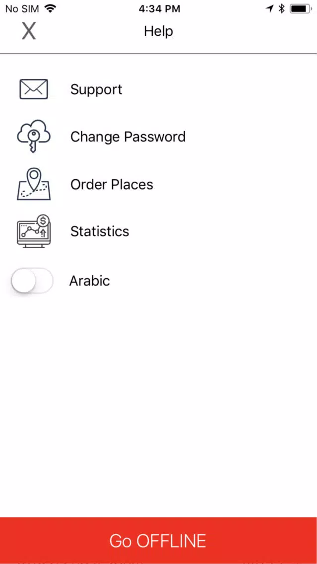 Screenshot di Halal Delivery Runner
