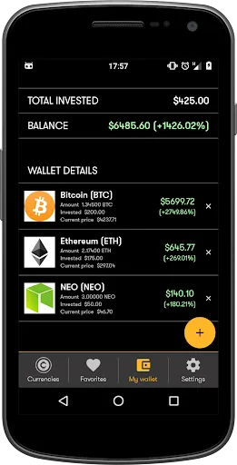 صور Crypto Coin Market App