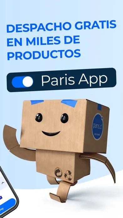 Captures d'écran de Paris app