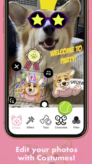 Скриншоты MaxiMojis - Corgi dog stickers