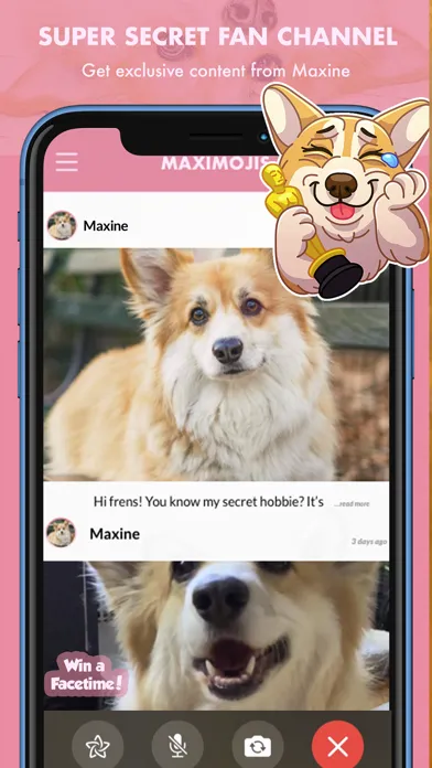 Скриншоты MaxiMojis - Corgi dog stickers