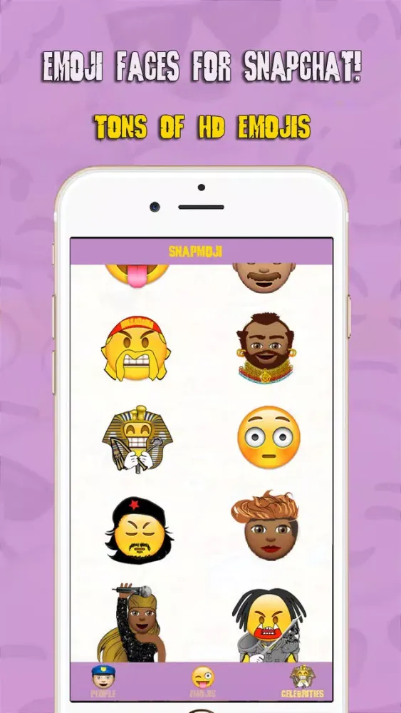 تصاویر Snap Moji Effect - HD Emoji faces for Snapchat face swap filters