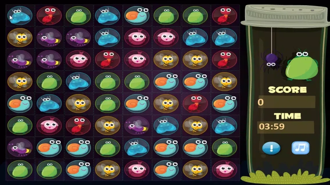 Small Insects Match - daily puzzle time for family game and adults স্ক্রিনশট