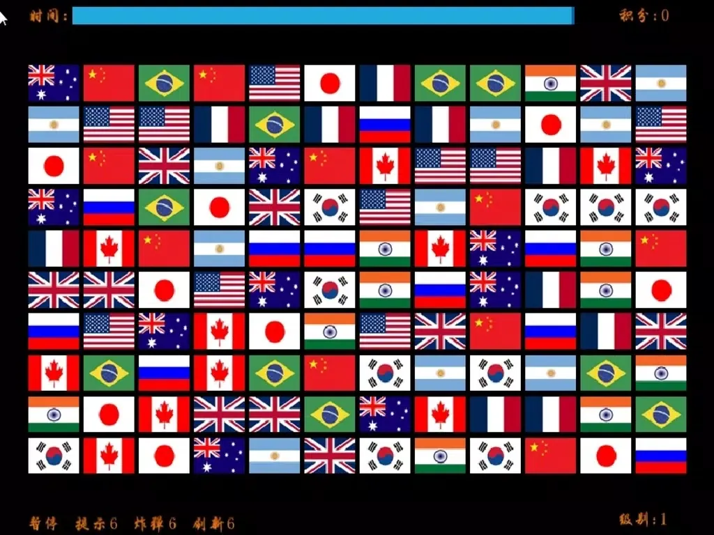 Flag Link - A fun & addictive puzzle matching game iPad  Screenshots