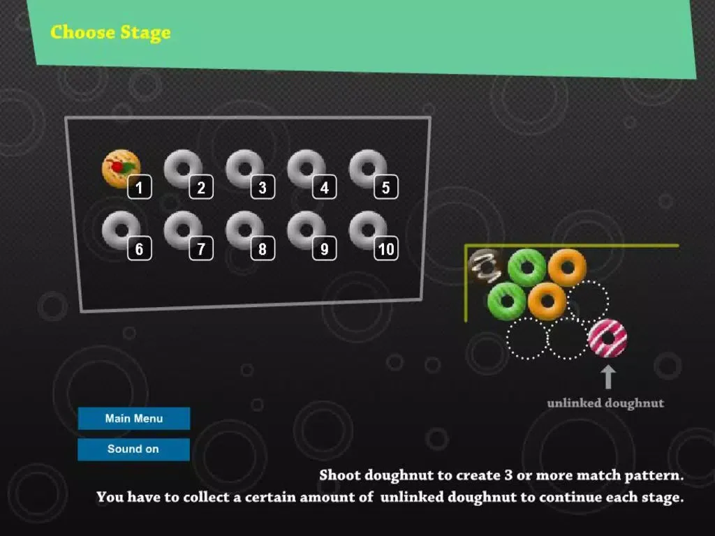 Capturas de pantalla de Donut Bobble Shooter - A fun & addictive puzzle matching game iPad 