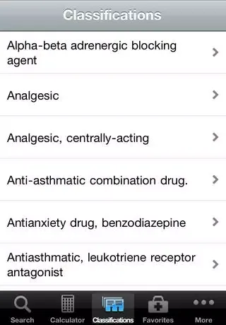 Delmar Nurse's Drug Handbook Application – Lite Version應用截圖