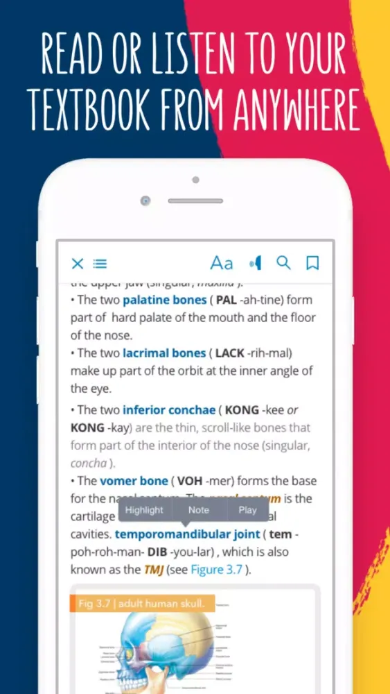 Tangkapan skrin Cengage Mobile