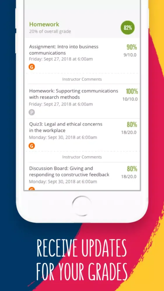 Tangkapan skrin Cengage Mobile