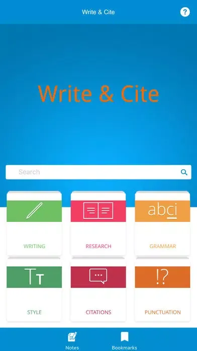 Zrzuty ekranu Write & Cite