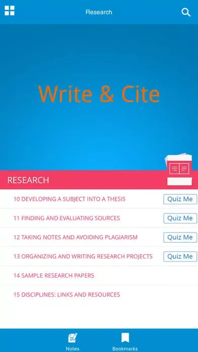 Zrzuty ekranu Write & Cite